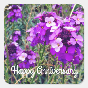 Happy Anniversary Bowles Mauve #1 Stickers