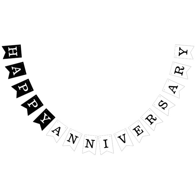 Happy Anniversary Bunting Flags (All)
