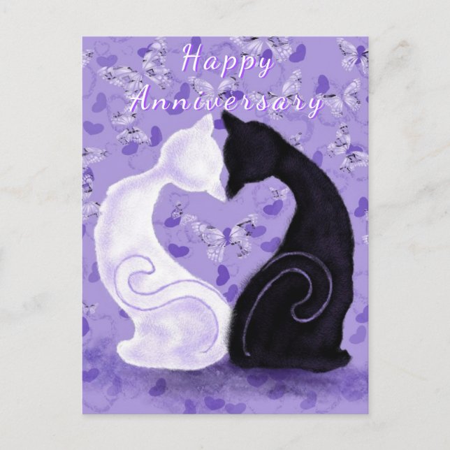 Happy Anniversary Card - Beautiful Love (Front)