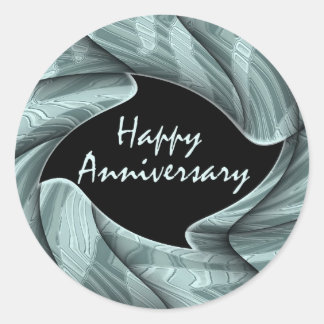 Happy Anniversary Classic Round Sticker