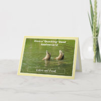 Happy Anniversary Cute Funny Ducks