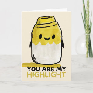 Happy Anniversary Cute Funny Simple Marker Card