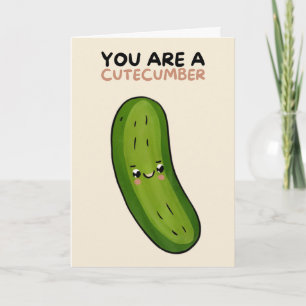 Happy Anniversary Cute Funny Simple Pickle Card