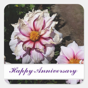 Happy Anniversary Dahlia Edge of Joy #1 Stickers