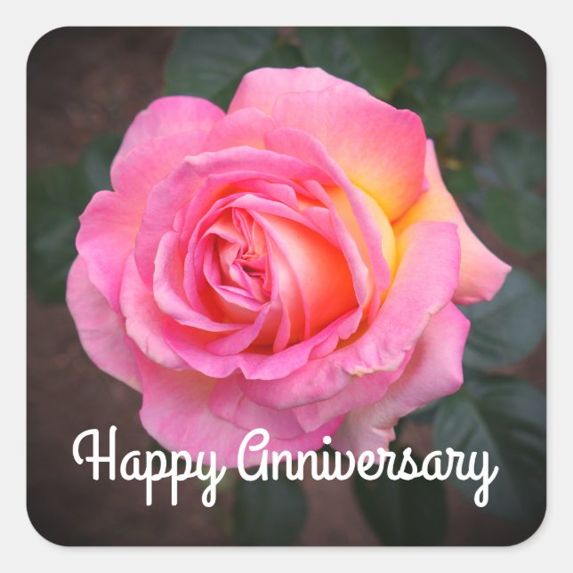 Happy Anniversary Elle Rose #3 Stickers (Front)