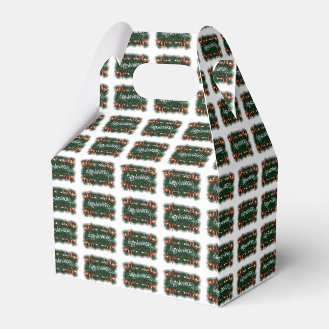 Happy Anniversary Favor Box (Back Side)