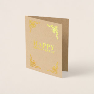Happy Anniversary Foil Card