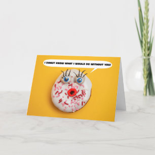 Happy Anniversary Funny Donut Humor Card