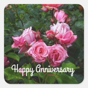 Happy Anniversary Gene Boerner Rose #1 Stickers
