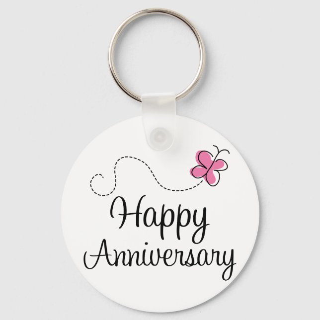 Happy Anniversary Gift Keychain (Front)