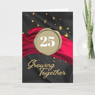 Happy Anniversary Growing Together Card
