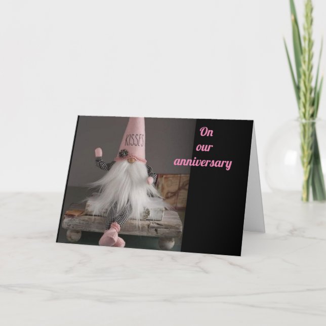 *HAPPY ANNIVERSARY HUSBAND/ PARTNER IN LIFE" CARD (Front)