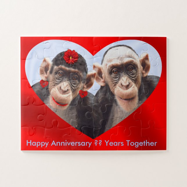 HAPPY ANNIVERSARY JIGSAW PUZZLE (Horizontal)