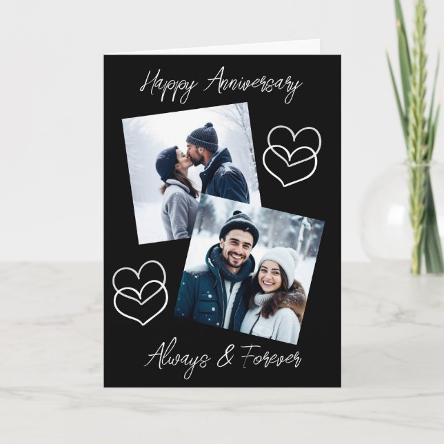 Happy Anniversary Love You Babe Personalized  Card (Front)