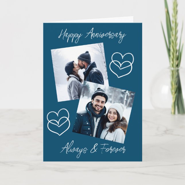 Happy Anniversary Love You Babe Personalized  Card (Front)