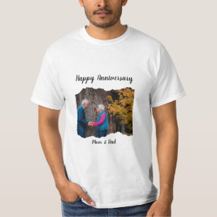 Happy Anniversary Mom & Dad Photo  T-Shirt