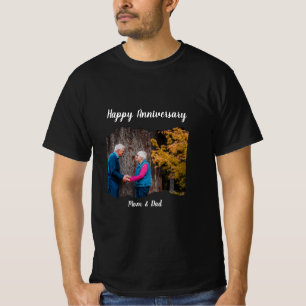 Happy Anniversary Mom & Dad Photo T-Shirt