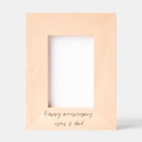 Happy anniversary mom & dad typography 
