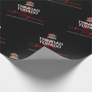 Happy Anniversary of Independence T&T Wrapping Paper