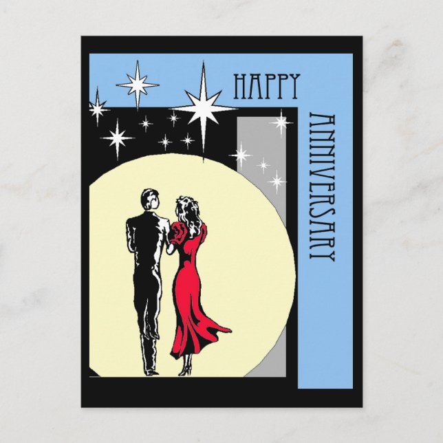 Happy Anniversary Postcard (Front)