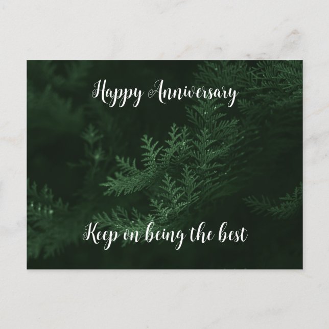 Happy Anniversary postcard (Front)
