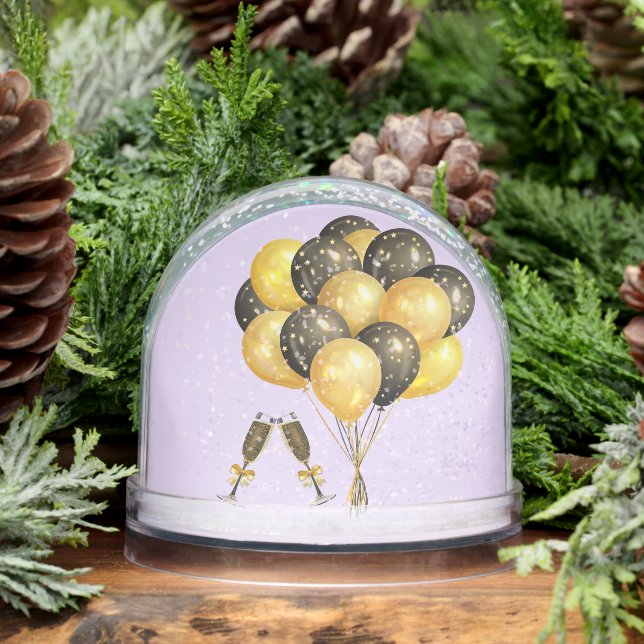 Happy Anniversary Snow Globe (Winter)