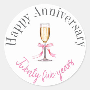 Happy anniversary stickers 