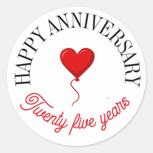 Happy anniversary stickers