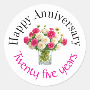 Happy anniversary stickers 