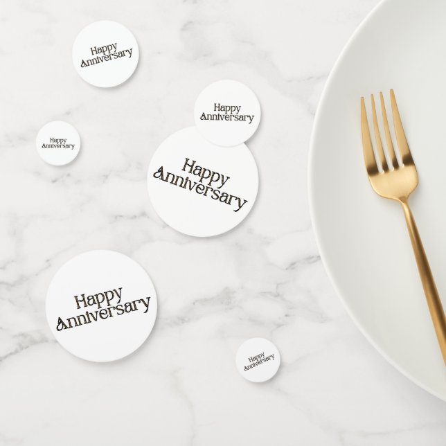 Happy Anniversary Table Confetti (Group)