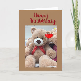 HAPPY ANNIVERSARY TO MY ***FAVORITE TEDDYBEAR*** CARD
