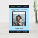 Happy Anniversary to you Add Your Photo  Card<br><div class="desc">Happy Annivesary to you boyfriend or husband  card. Add your photo in the personalize area.</div>