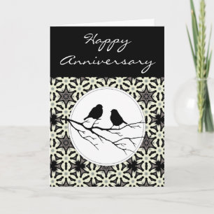 Happy Anniversary Two Birds of a Feather Card