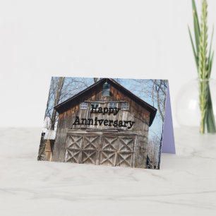 Happy Anniversary Weatherd Barn Card