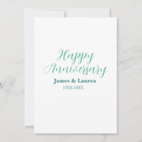 Happy anniversary wedding name date year simple mi