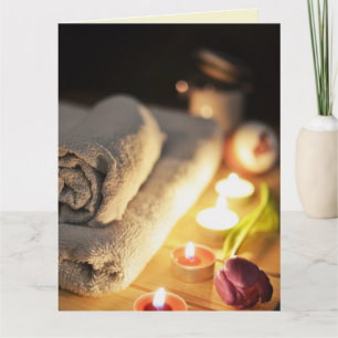 HAPPY ANNIVERSARY WIFE HUSBAND MASSAGE GREETING  CARD