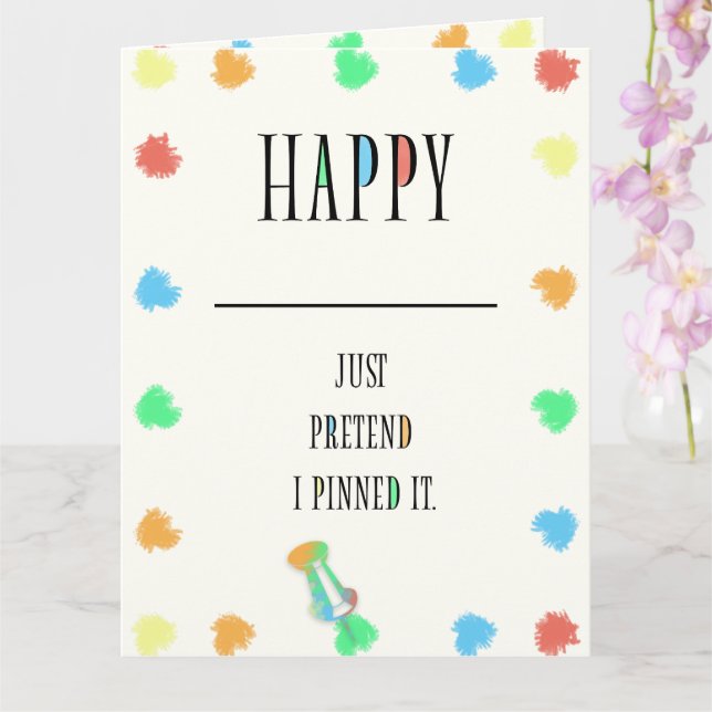 HAPPY Any Occasion Card (Orchid)