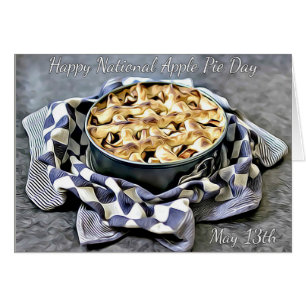 Happy Apple Pie Day Recipe Card