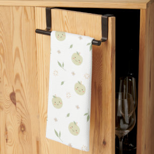 Happy Apples Pattern - Kitchen Towel