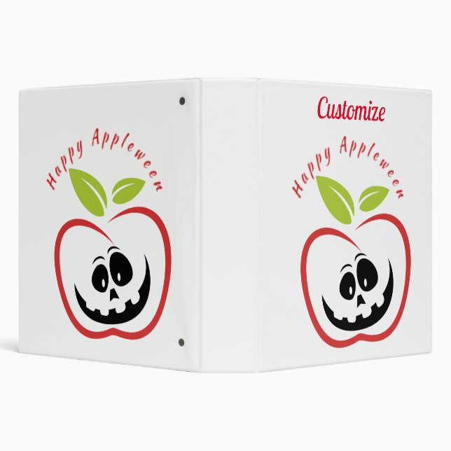 Happy Appleween Jack O'lantern Thunder_Cove Binder (Background)