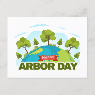 Happy Arbor Day Postcard