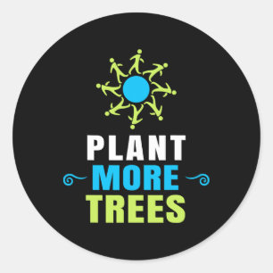Happy Arbor Day Shirt Recycling Shirt Earth Day Ar Classic Round Sticker