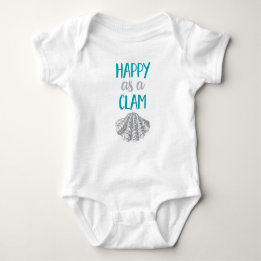 Happy as a Clam Baby Bodysuit
