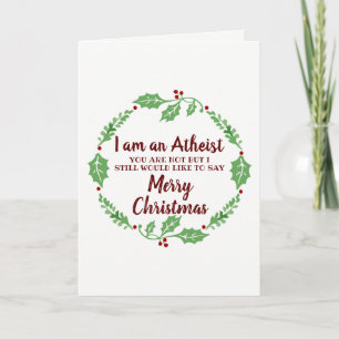 Happy Atheist Christmas Card