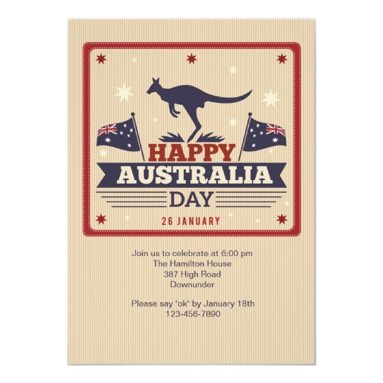 Happy Australia Day Invitation
