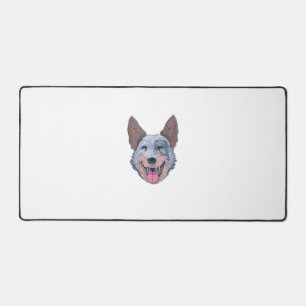Happy Australian Cattle Dog Desk Mat