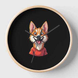 Happy Australian Cattle Dog Tank Top Clock