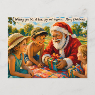 ~ HAPPY AUSTRALIAN Christmas Greeting ~  Holiday Postcard