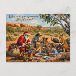 ~ HAPPY AUSTRALIAN Christmas Greeting ~  Holiday Postcard