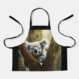 Happy Australian Koala In Tree, Kids Apron